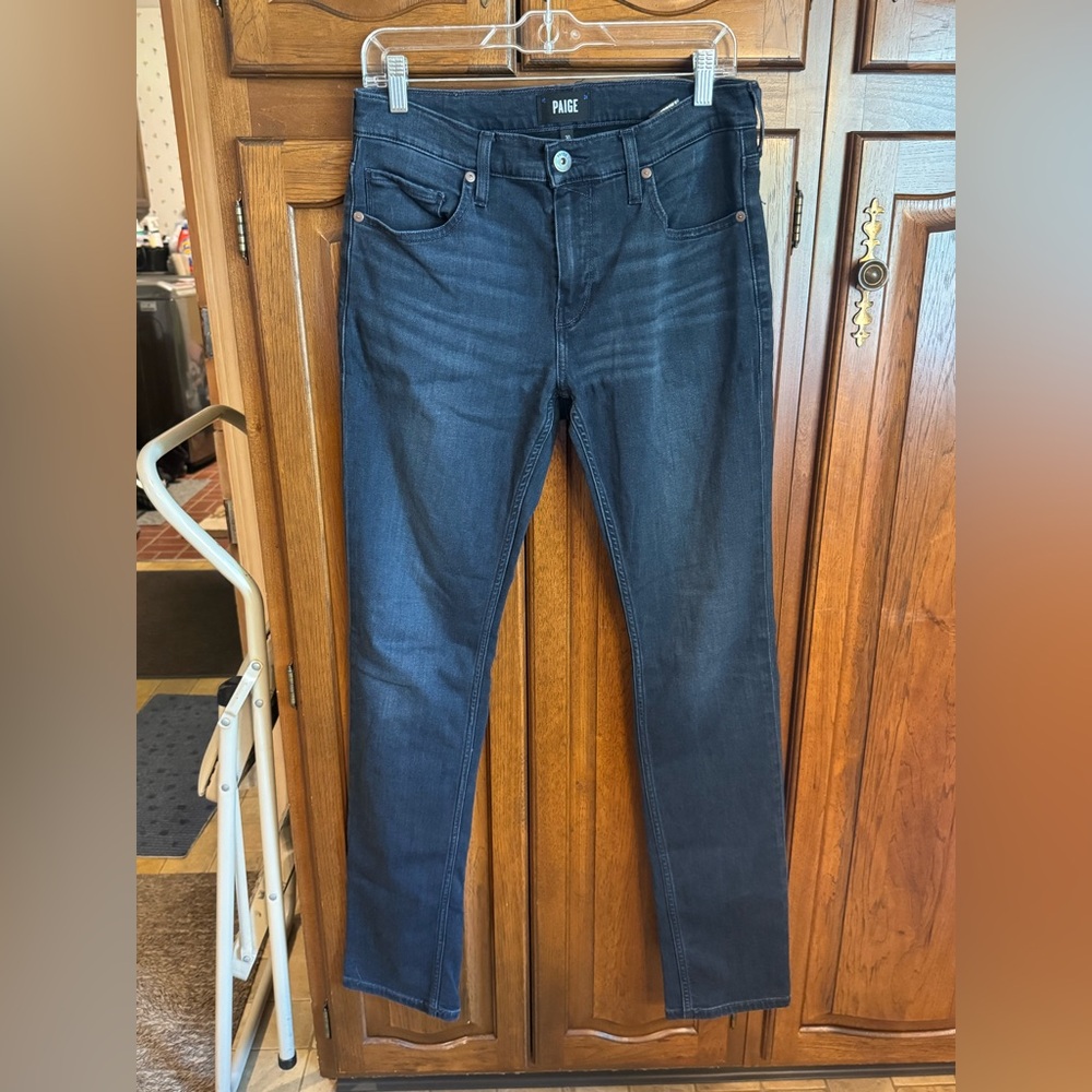 PAIGE Men's Deep Indigo Slim Jeans